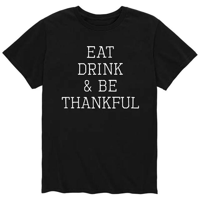 Mens Eat Drink Be Thankful Tee Product Image