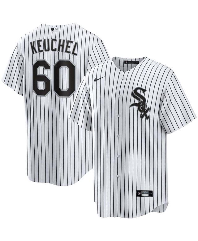 Mens Dallas Keuchel White, Black Chicago White Sox Home Replica Player Jersey - White, Black Product Image