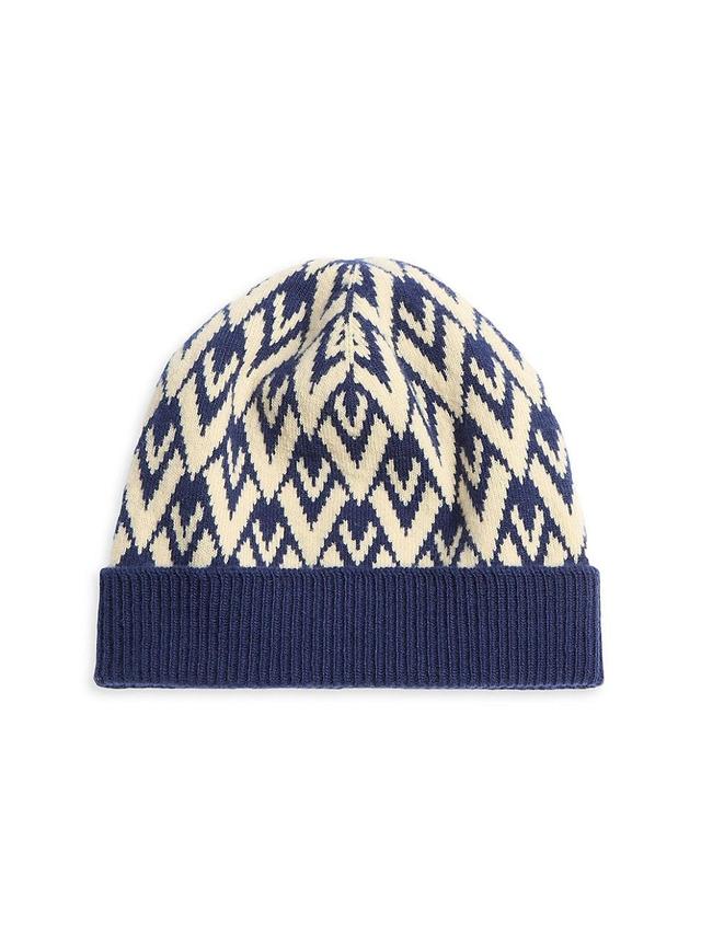 Mens Toute La V Signature Knitted Wool Beanie Product Image