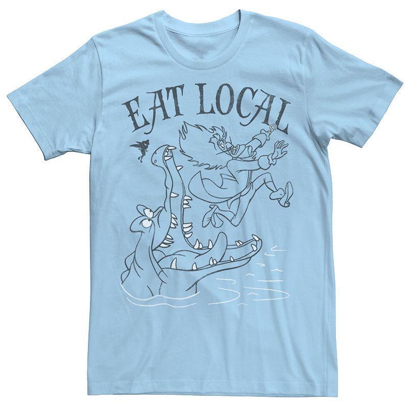 Disneys Peter Pan Captain Hook Mens Eat Local Graphic Tee Product Image