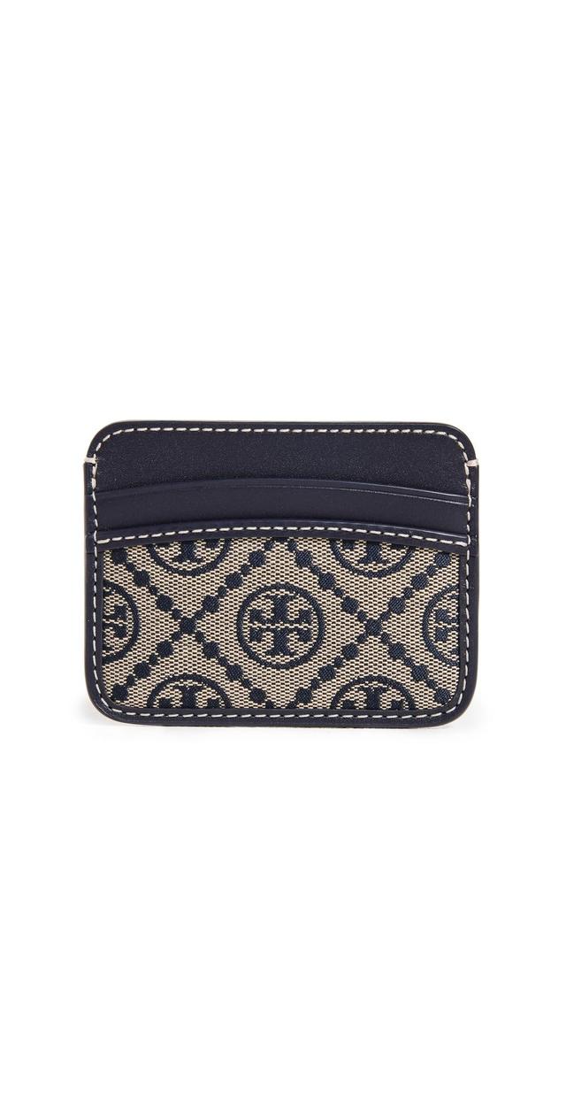 Tory Burch T Monogram Jacquard Card Case Product Image