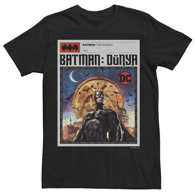 Mens Batman: The World Turkey News Poster Tee, Boys Product Image