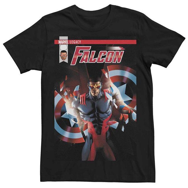 Mens Marvel Falcon Comic Cover Graphic Tee Product Image