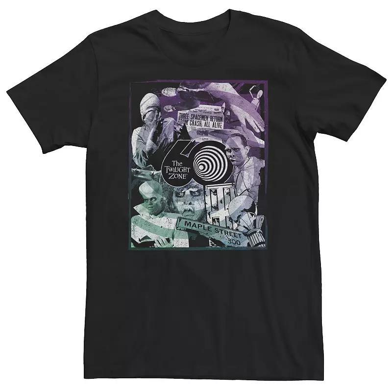 Big & Tall The Twilight Zone 60th Anniversary Collage Tee, Mens Product Image