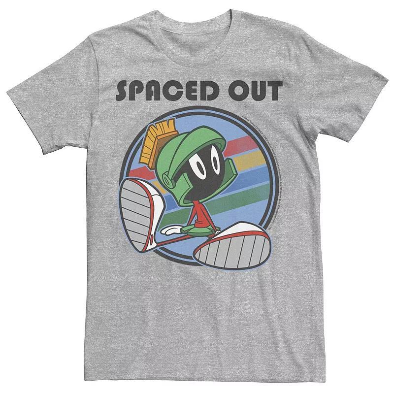 Mens Looney Tunes Marvin The Martian Spaced Out Tee Athletic Grey Product Image