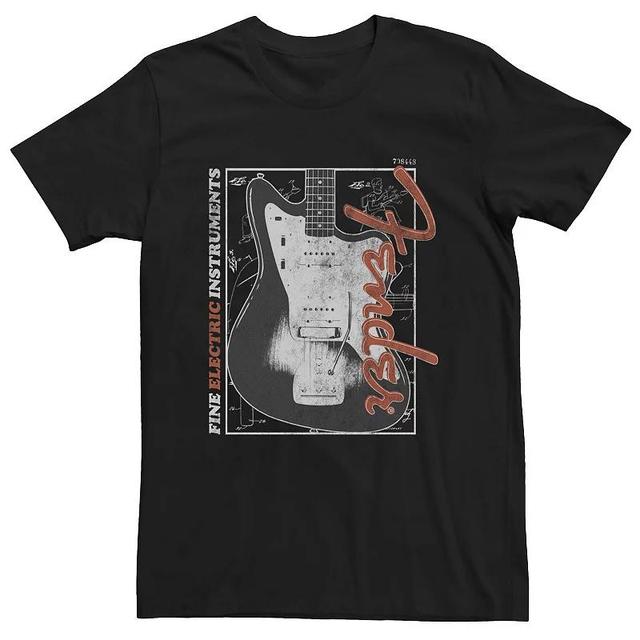 Big & Tall Fender Fine Instruments Tee, Mens Product Image