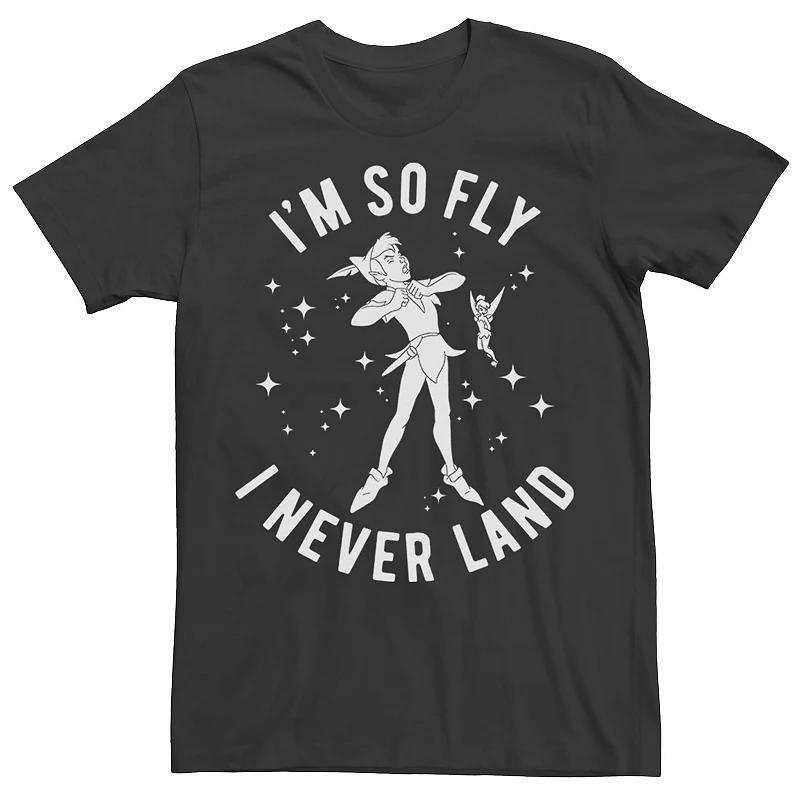 Disneys Peter Pan Mens Im So Fly I Never Land Graphic Tee Product Image