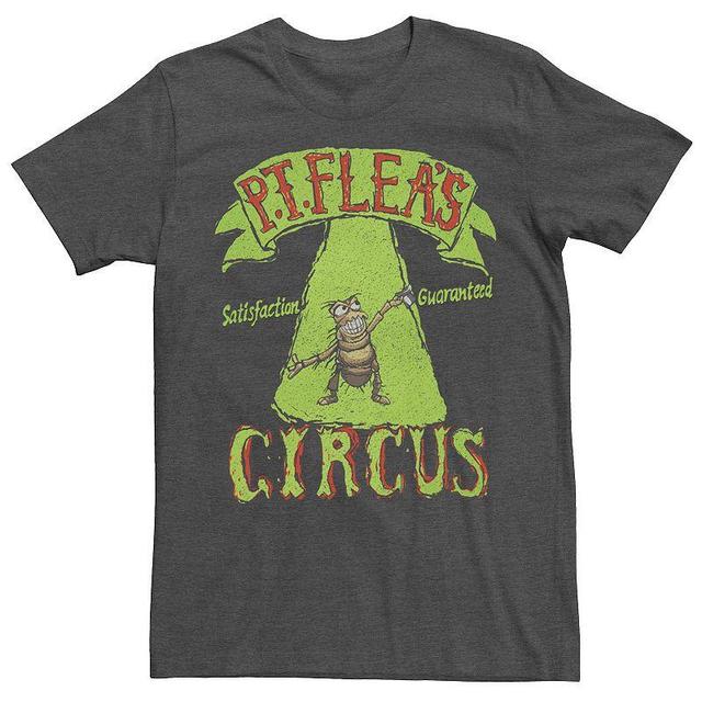 Disney / Pixars A Bugs Life P. T. Flea Mens Circus Logo Tee Grey Heather Product Image