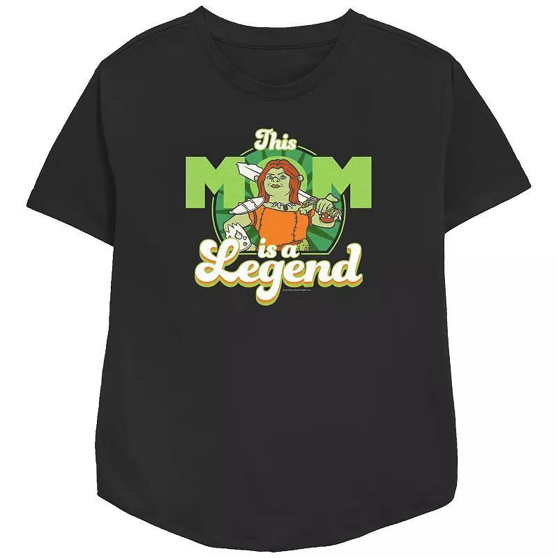 Womens Shrek This Mom Is A Rebel Relaxed Fit Graphic Tee Product Image