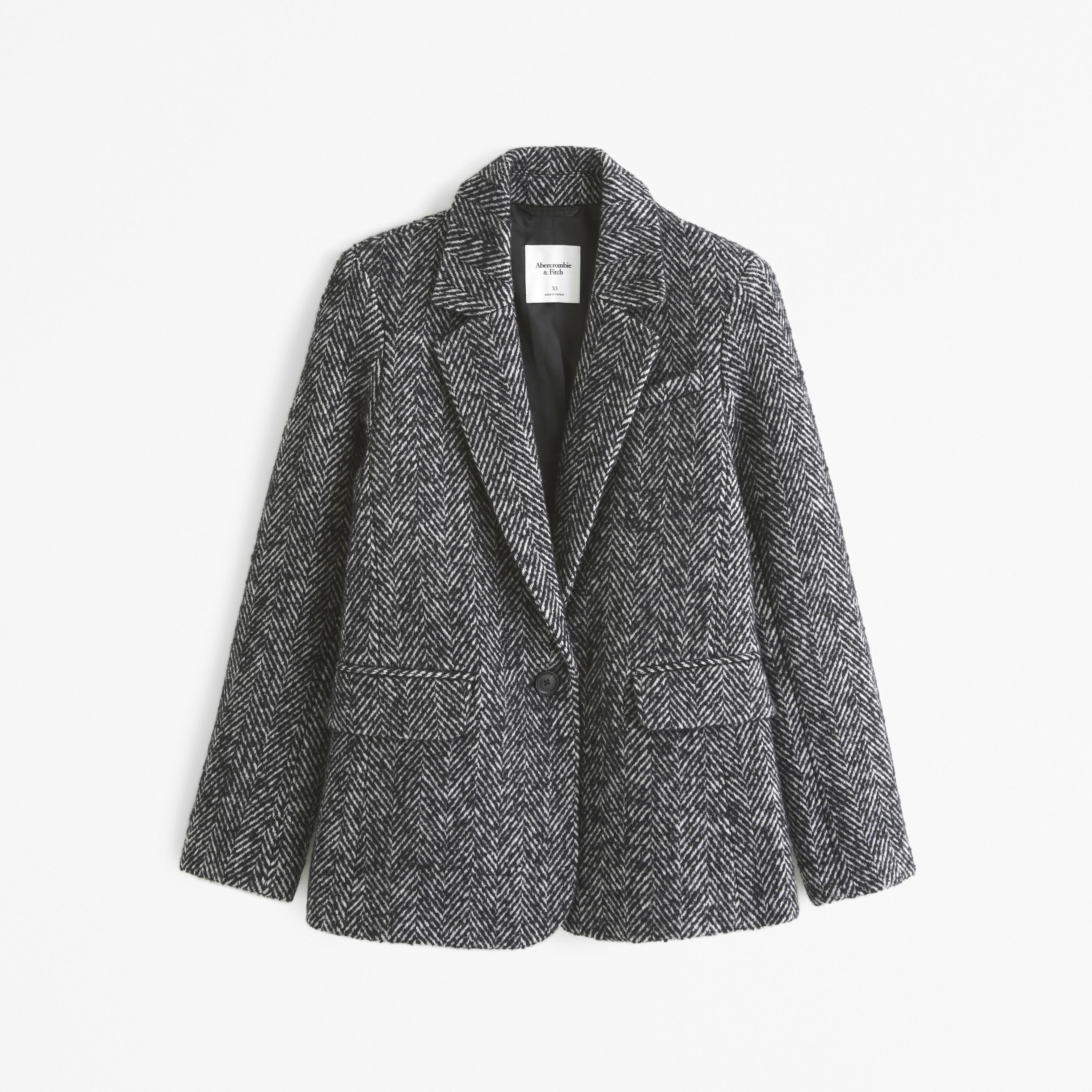 Wool-Blend Blazer Product Image