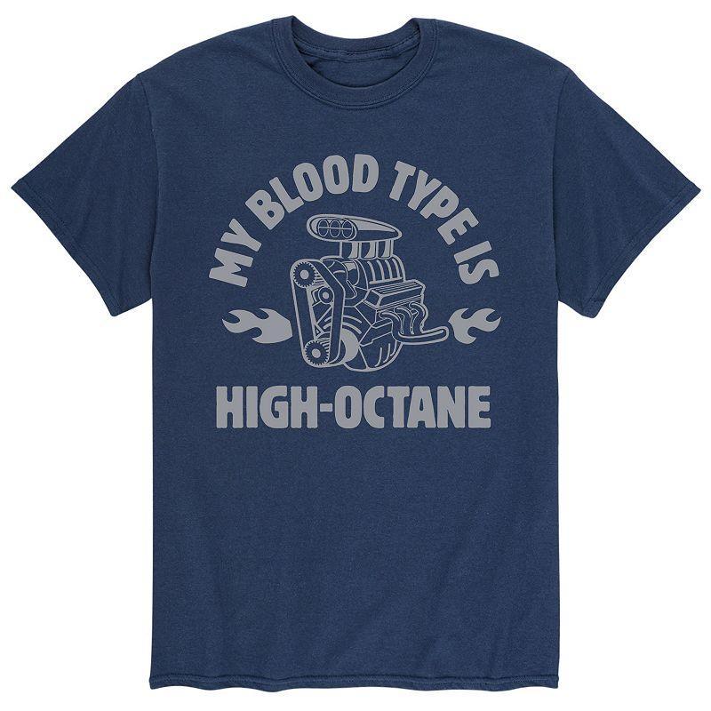 Mens My Blood Type High Octane Tee Product Image