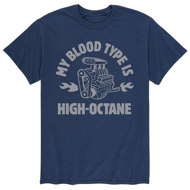 Mens My Blood Type High Octane Tee Product Image