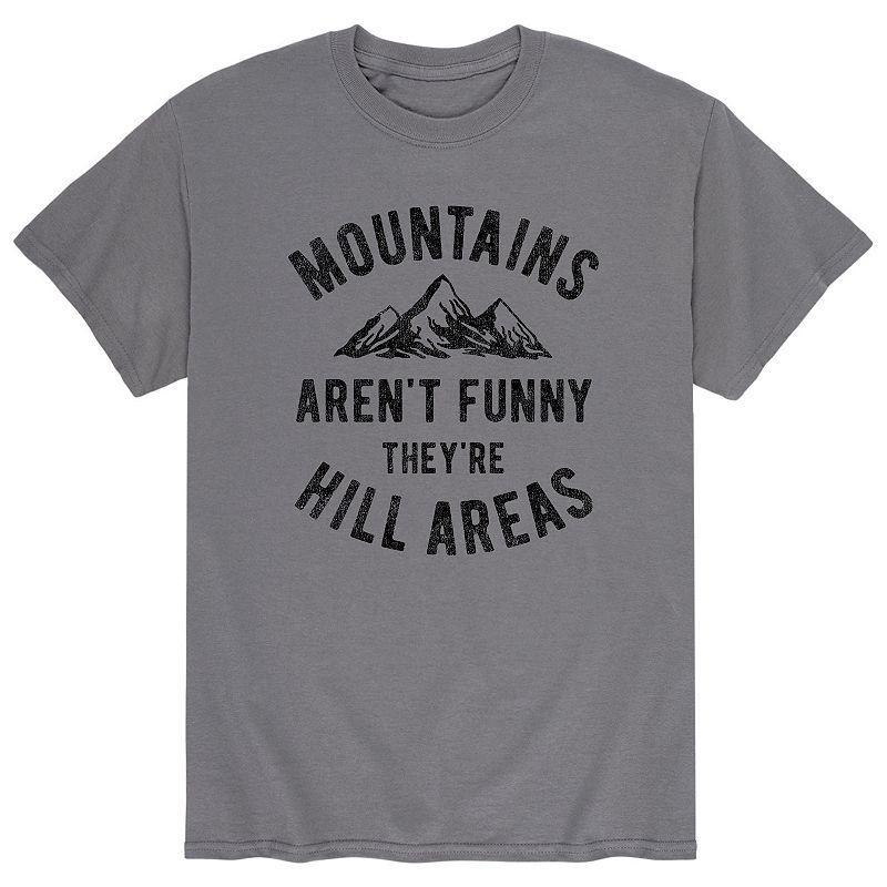 Big & Tall Mountains Funny Tee, Mens Product Image