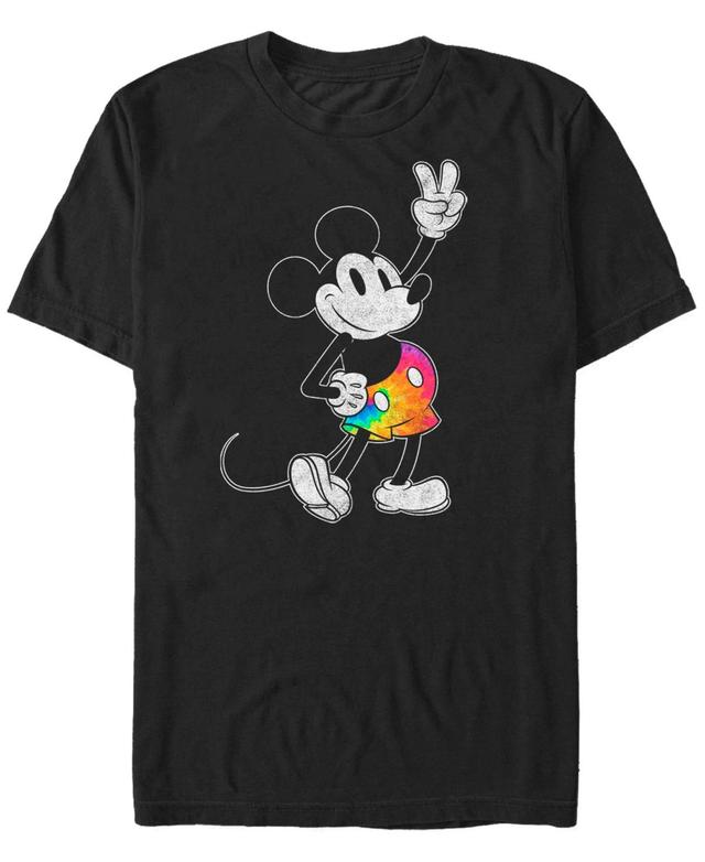 Fifth Sun Mens Tie Dye Mickey Short Sleeve T-Shirt Product Image