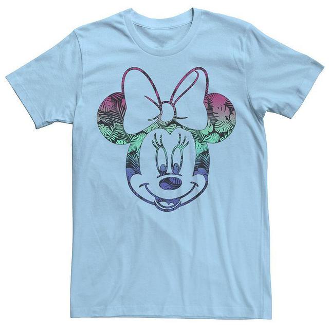 Mens Disney Mickey And Friends Minnie Tropical Gradient Fill Tee Product Image