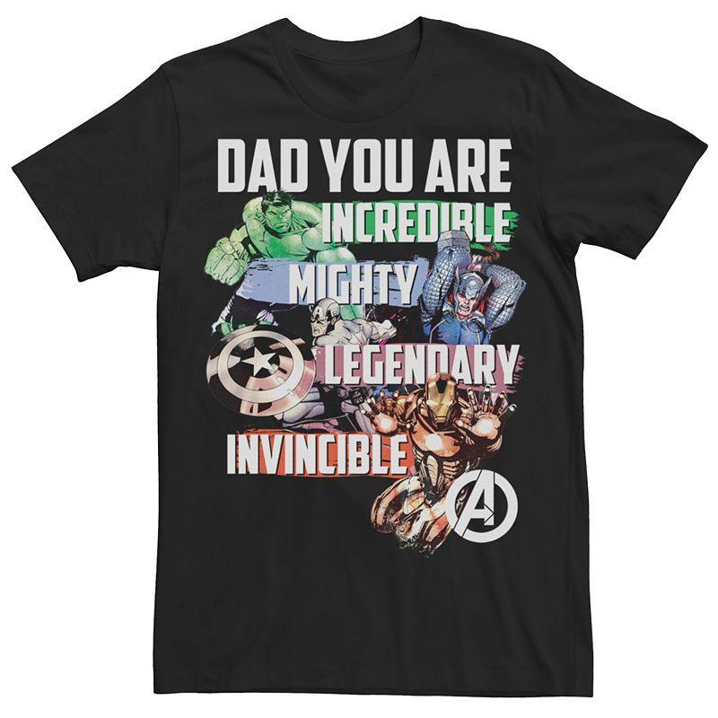 Mens Marvel Comics Retro Avenger Dad Traits Tee Product Image