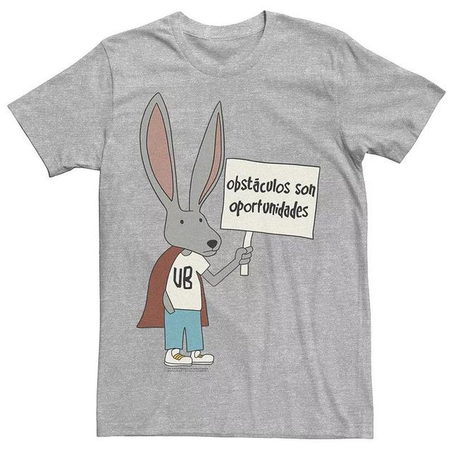 Mens The Suicide Squad Knock Off Bunny Tee, Boys Athletic Grey Product Image