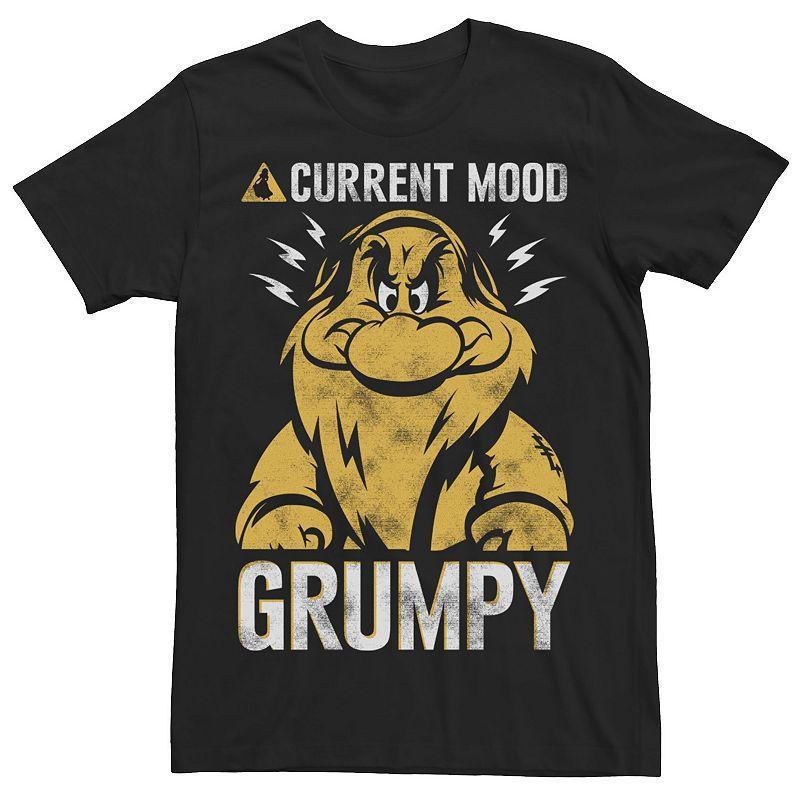 Mens Disneys Snow White Grumpy Dwarf Current Mood Tee Product Image