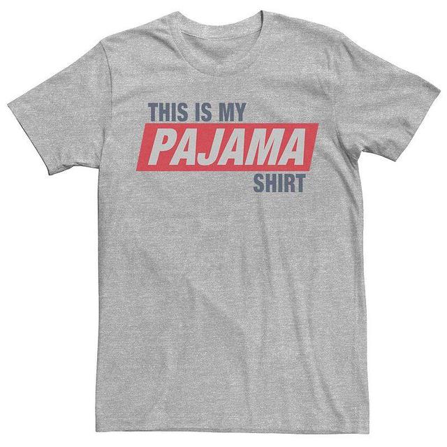 Mens My Pajama Shirt Tee Athletic Grey Product Image