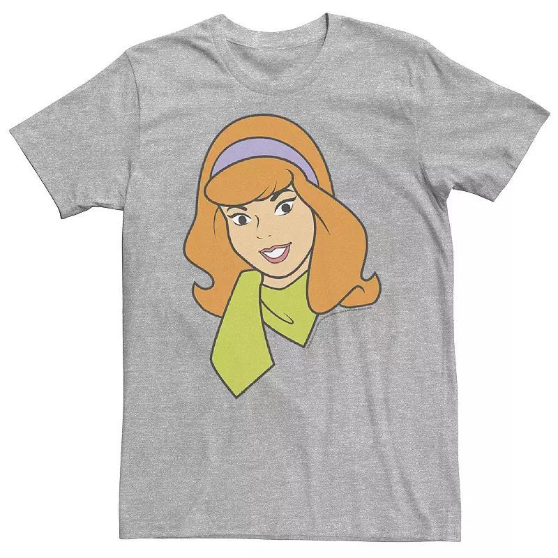 Big & Tall Scooby-Doo Daphne Large Portrait Tee, Mens Athletic Grey Product Image