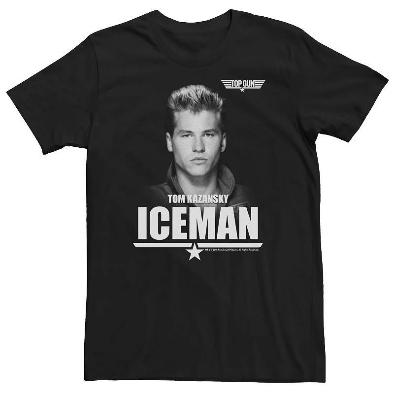 Big & Tall Top Gun Tom Kazansky The Iceman Portrait Tee, Mens Product Image