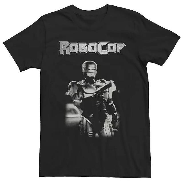 Mens Robocop And White Action Pose Portrait Tee Product Image