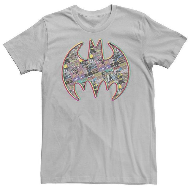 Mens DC Comics Batman Neon Comic Cover Logo Tee Product Image