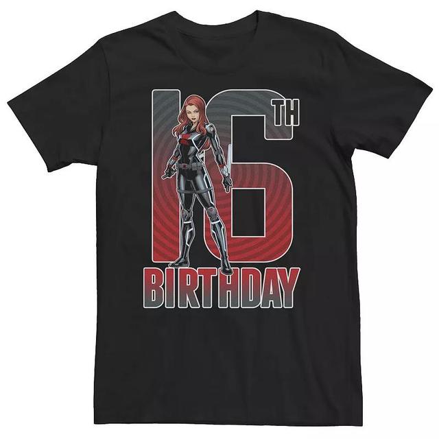 Big & Tall Marvel Widow 16th Birthday Tee, Mens Product Image