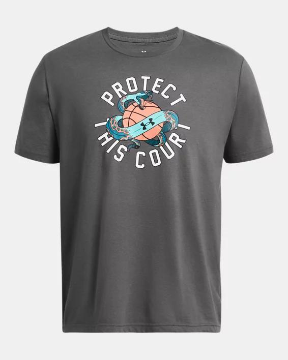 Men's UA Protect Court Basketball Short Sleeve Product Image