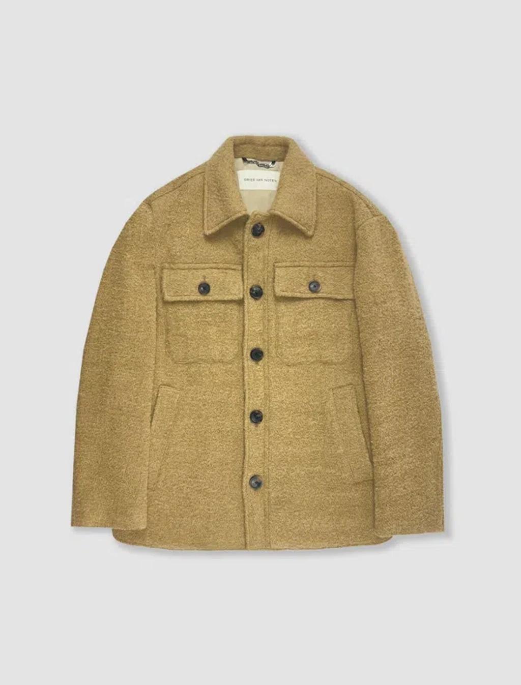 Wool Jacket In Camel product image