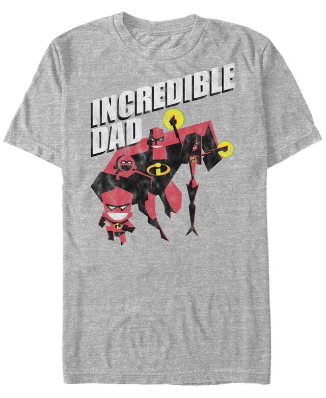 Disney Pixar Mens Incredible Dad and Kids, Short Sleeve T-Shirt Product Image