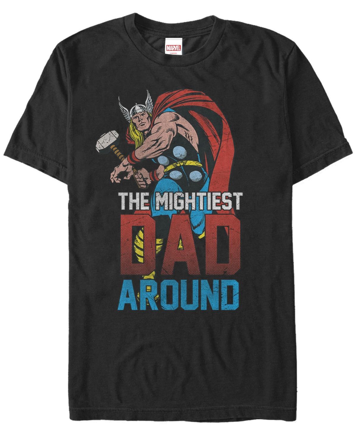 Mens Marvel Comics Retro Thor Mightiest Dad Around Tee Product Image