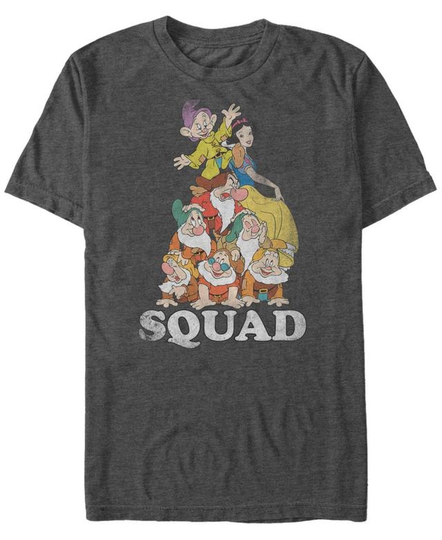 Disney Mens Snow White Dwarf Squad Goals Short Sleeve T-Shirt Product Image