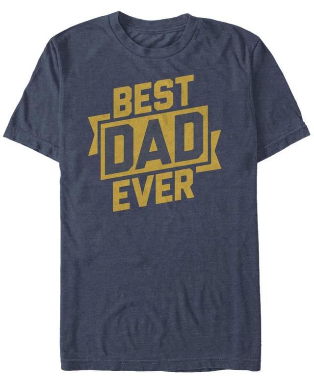 Mens Best Dad Ever Tee Blue Product Image