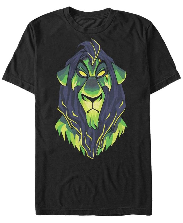 Disney Mens The Lion King Scar Portrait Short Sleeve T-Shirt Product Image