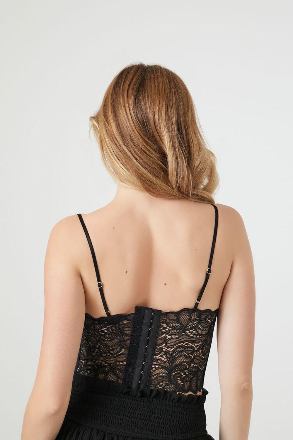 Sheer Lace Longline Bralette | Forever 21 Product Image