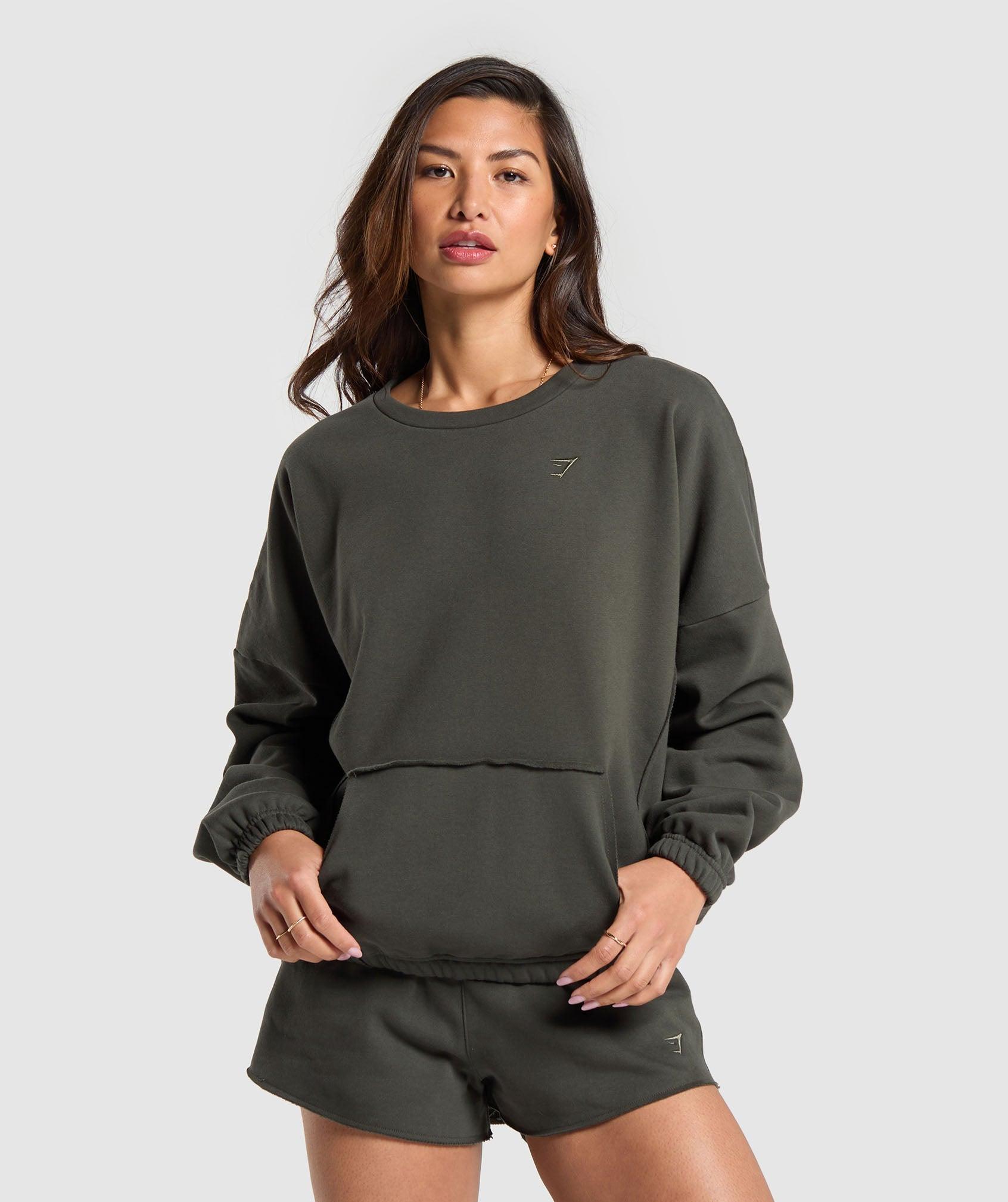 Fleece Oversized Sweatshirt Product Image