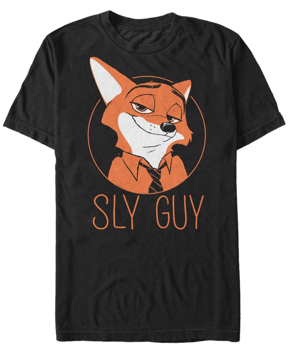 Mens Disney Zootopia Nick Wilde Sly Guy Fox Tee Product Image