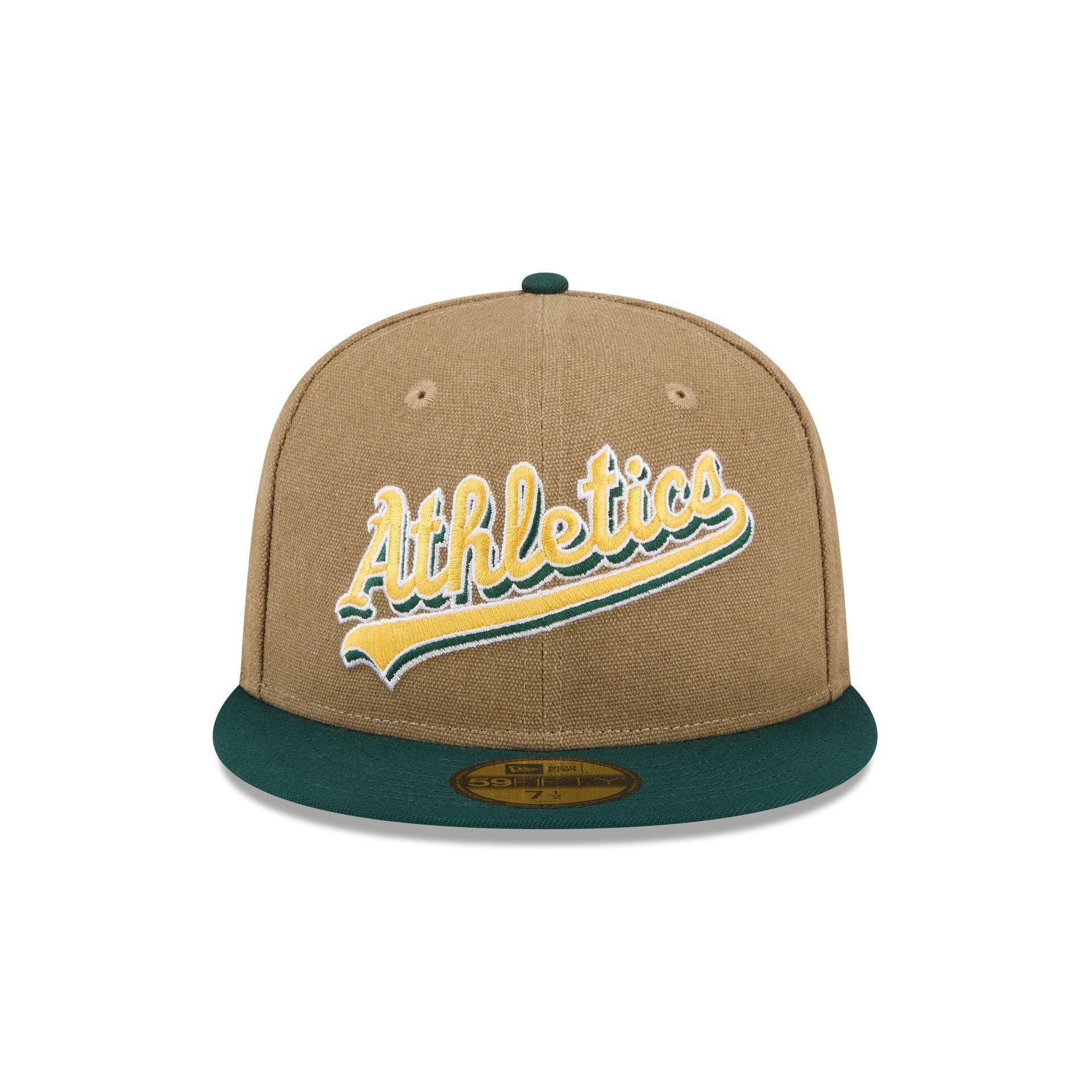 Oakland Athletics Canvas Crown 59FIFTY Fitted Hat Male Product Image