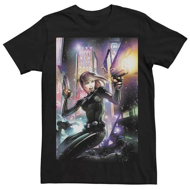 Mens Marvel Widow Graphic Tee Product Image