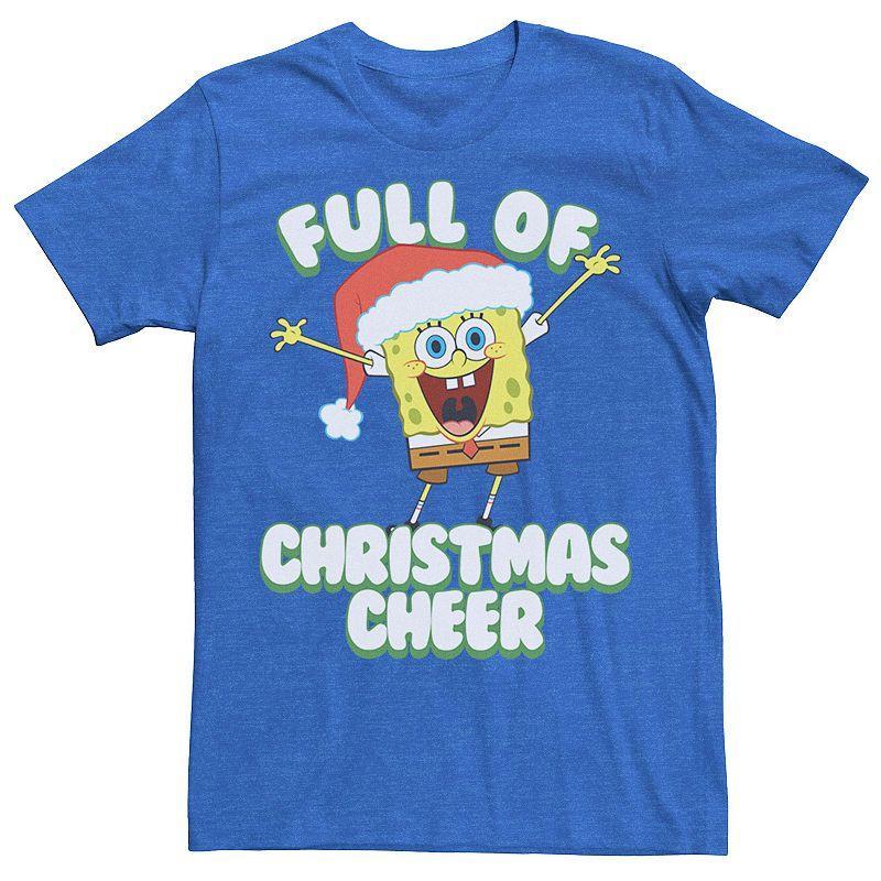 Mens SpongeBob SquarePants Full of Cheer Tee Grey Heather Product Image