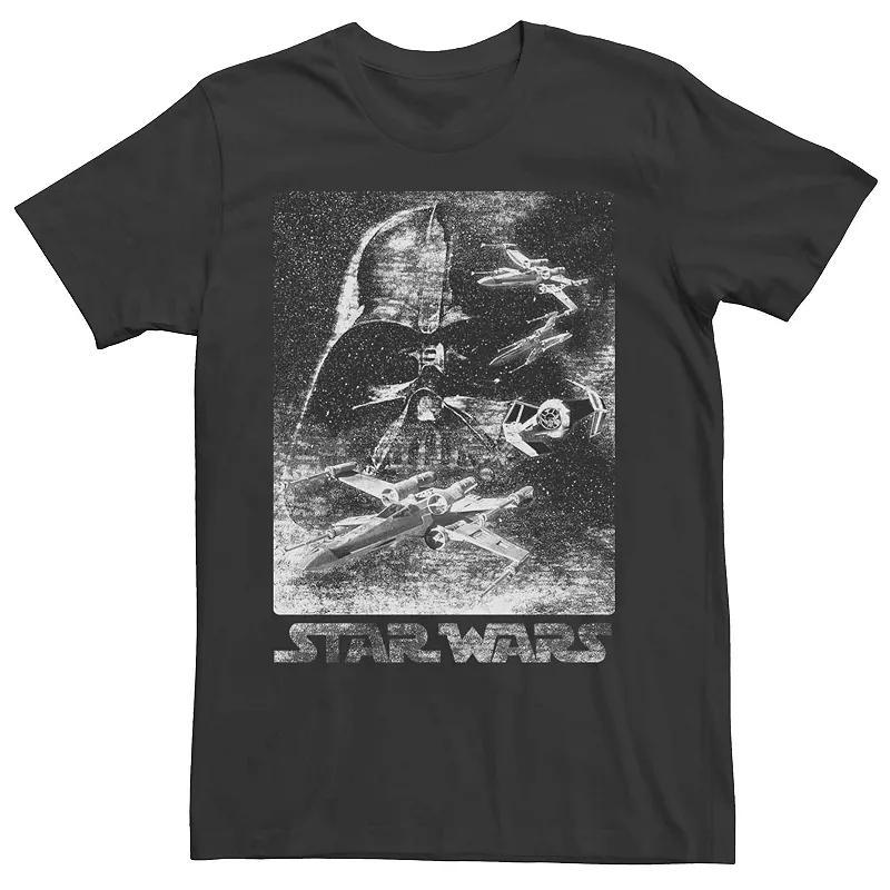 Mens Star Wars Darth Vader Static Poster Graphic Tee Product Image