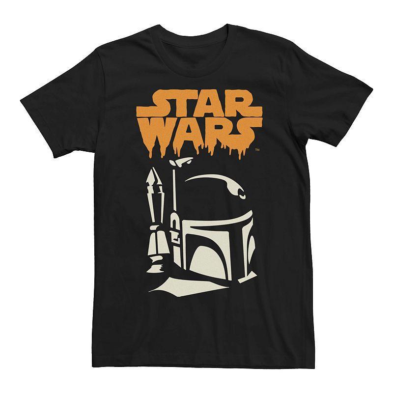 Mens Star Wars Boba Fett Halloween Logo Graphic Tee Product Image