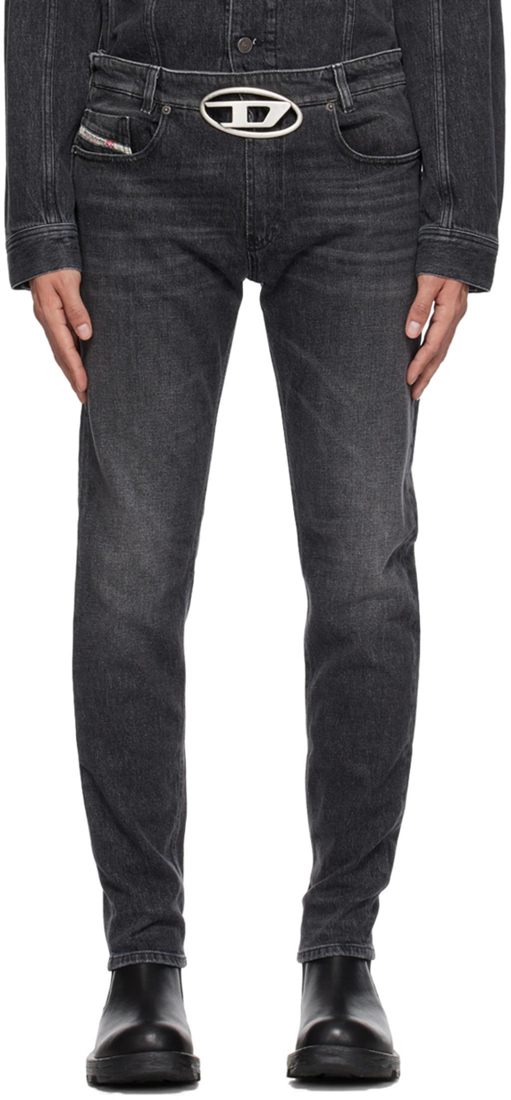 Black D-strukt Jeans In 02 Product Image