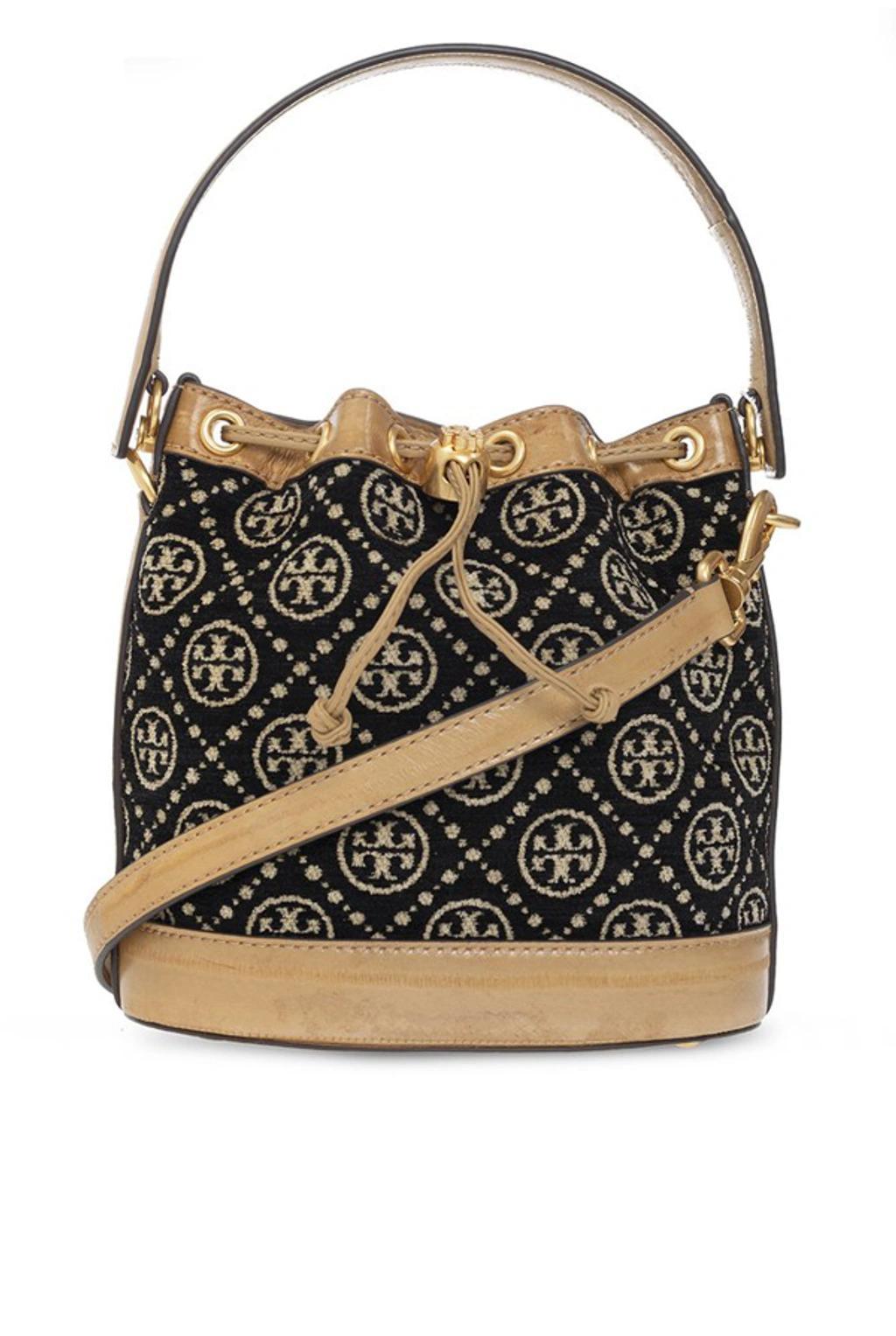 TORY BURCH Double T Tote Bag In Black Product Image