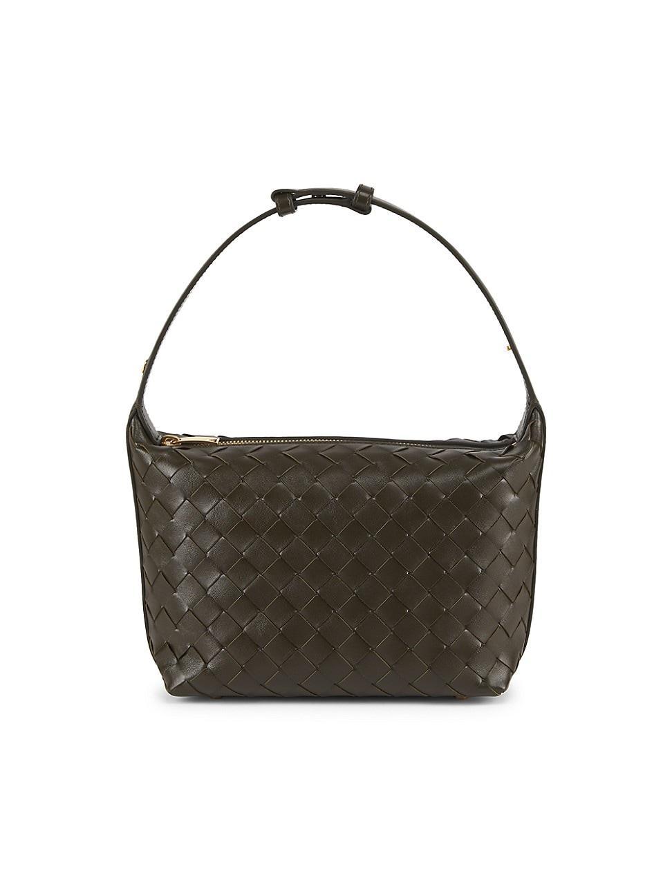 Womens Mini Wallace Intrecciato Leather Shoulder Bag Product Image