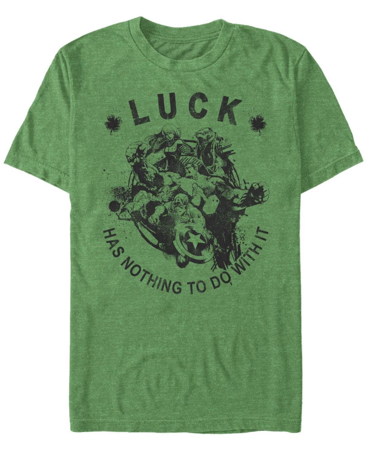 Fifth Sun Mens Avengers No Luck Short Sleeve Crew T-shirt Product Image