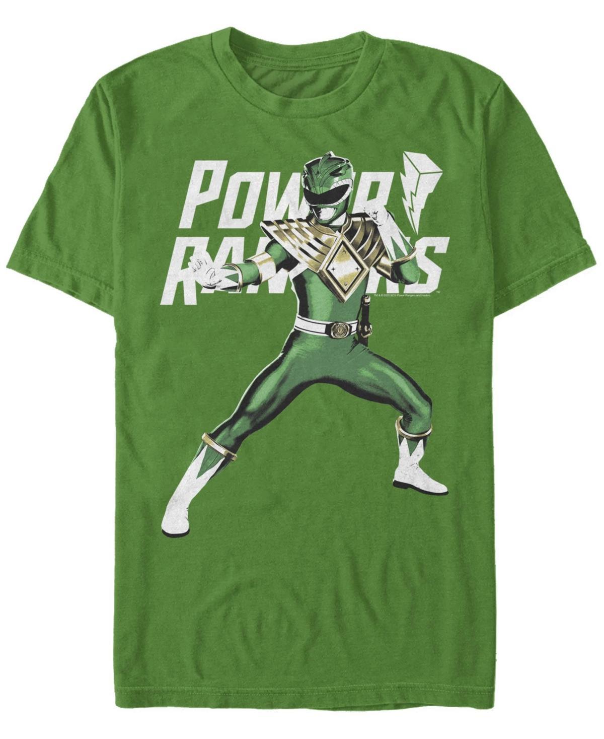 Mens Power Rangers Green Ranger Action Pose Tee Product Image