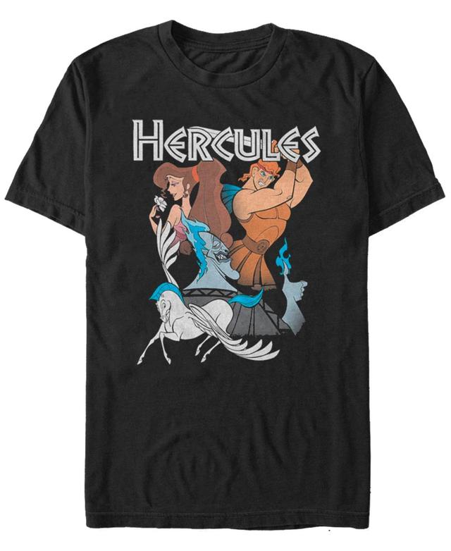 Disney Mens Hercules Group Shot Short Sleeve T-Shirt Product Image