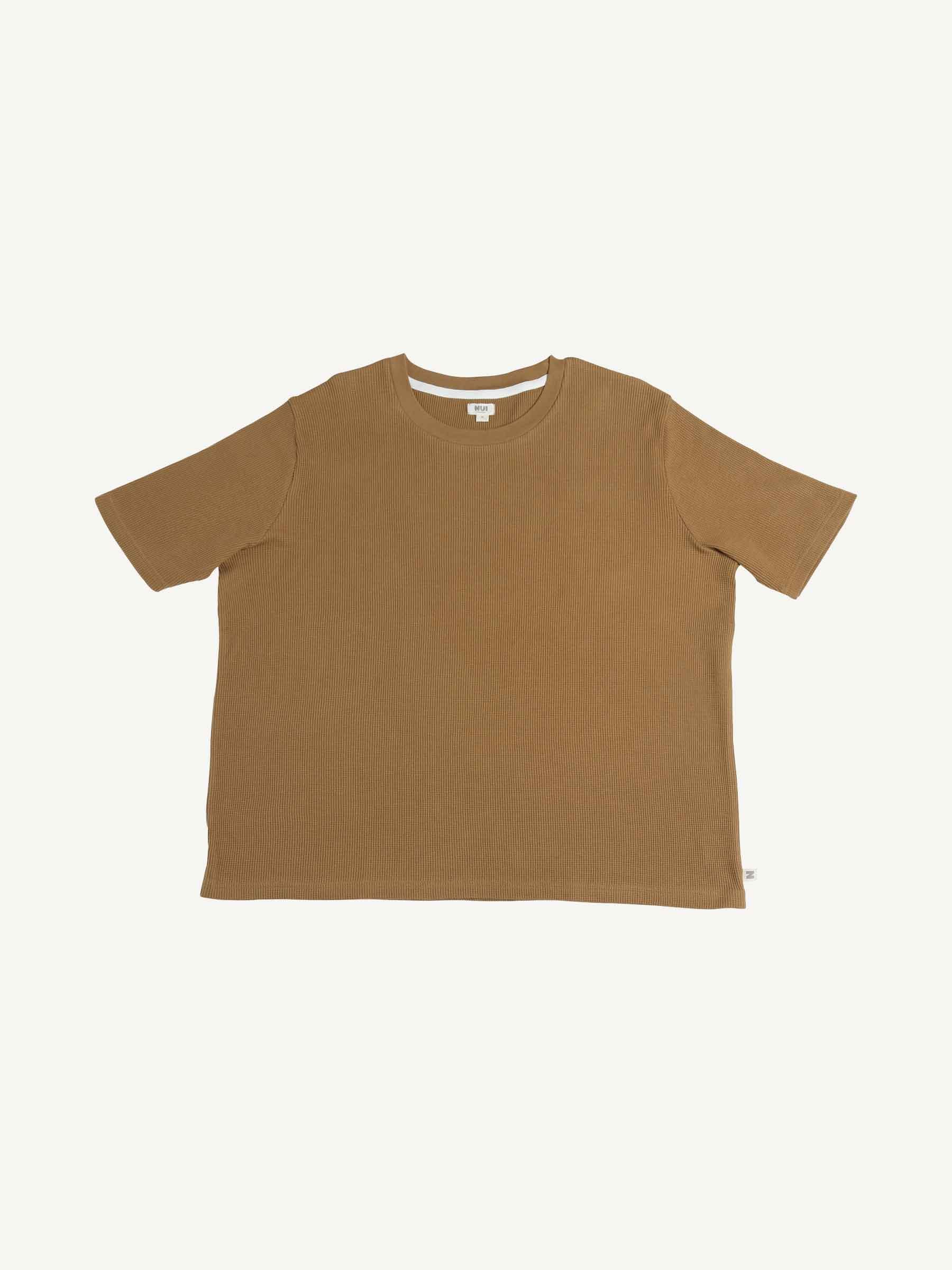 Women's Waffle Tee Burnish - Nui Organics product image